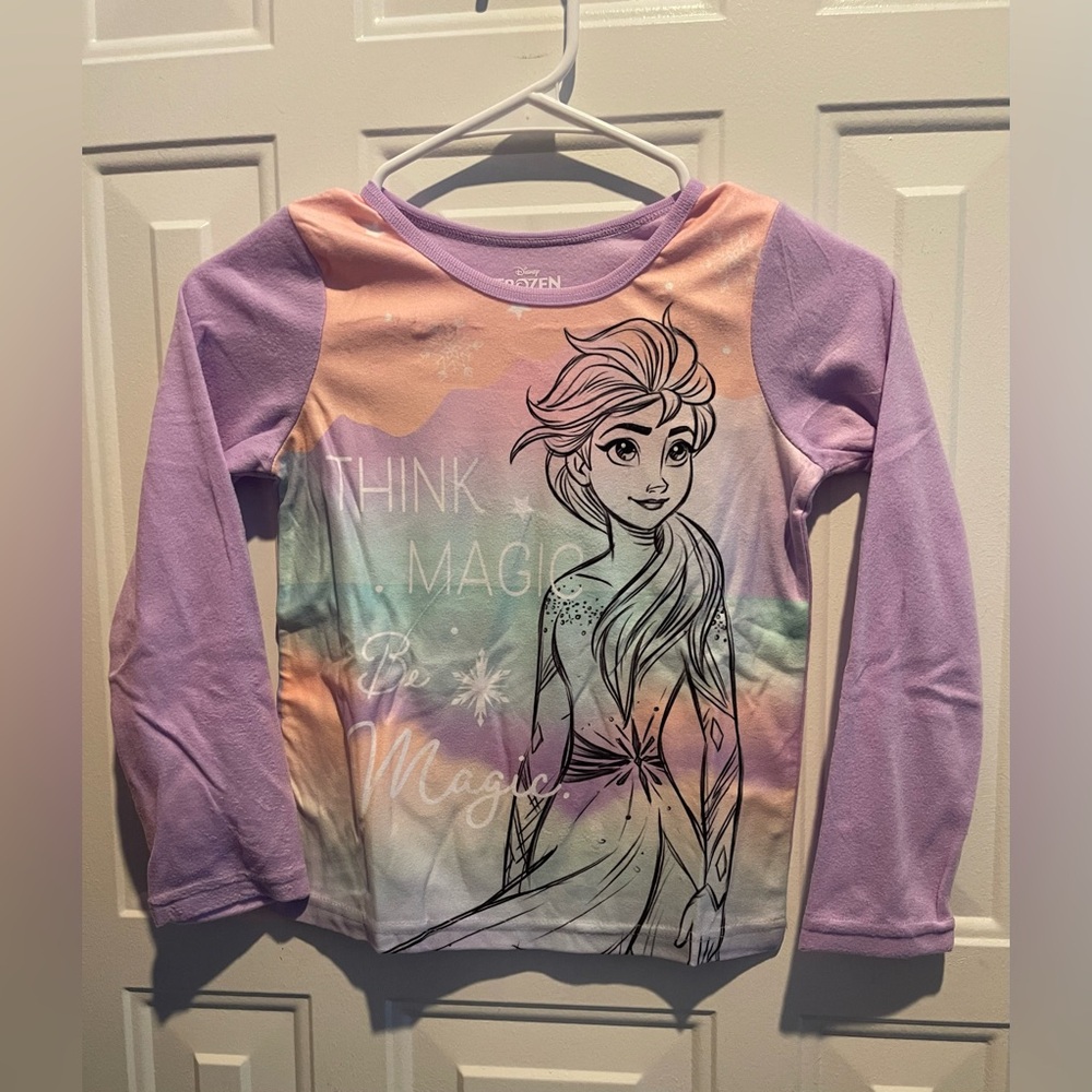 Lot Of 3 Matching Sets Girl’s Size 8. Frozen Pajamas And Champion Hoodies.